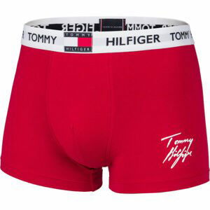 Tommy Hilfiger TRUNK PRINT Pánské boxerky, červená, veľkosť M