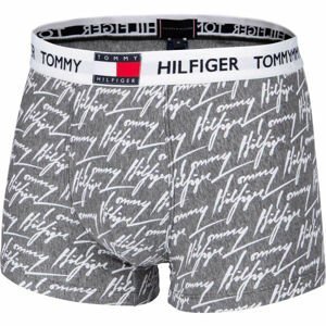 Tommy Hilfiger TRUNK PRINT Pánské boxerky, šedá, velikost XL