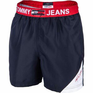 Tommy Hilfiger SF MEDIUM DRAWSTRING Pánské koupací šortky, tmavě modrá, velikost M