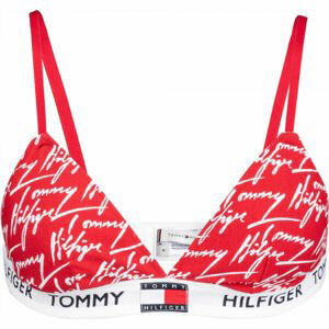 Tommy Hilfiger PADDED TRIANGLE BRA Dámská podprsenka, červená, velikost L