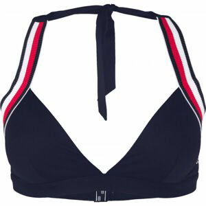 Tommy Hilfiger TRIANGLE FIXED Dámský vrchní díl plavek, tmavě modrá, velikost S