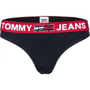 Tommy Hilfiger THONG Dámská tanga, tmavě modrá, velikost L