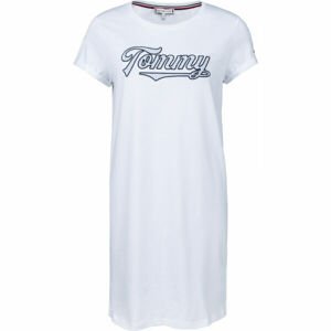 Tommy Hilfiger SS DRESS Dámské šaty na spaní, Bílá,Černá, velikost L