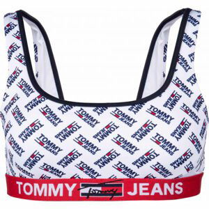 Tommy Hilfiger BRALETTE Dámský vrchní díl plavek, Bílá,Tmavě modrá,Červená, velikost S