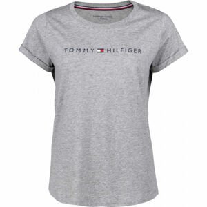 Tommy Hilfiger RN TEE SS LOGO Dámské tričko, šedá, velikost S