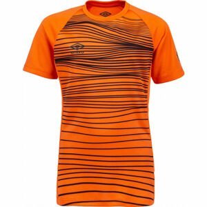 Umbro PRO TAINING CONTOUR GRAPHIC JERSEA JNR Chlapecké sportovní triko, Oranžová,Černá, velikost