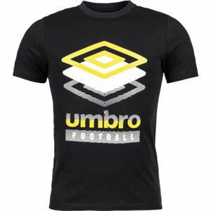 Umbro FW TRIO STACK GRAPHIC TEE Pánské triko, černá, velikost XXL