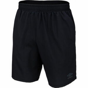 Umbro PRO TRAINING WOVEN SHORT Pánské sportovní kraťasy, Černá,Tmavě šedá, velikost