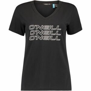 O'Neill LW TRIPLE STACK V-NECK T-SHIR Dámské tričko, černá, velikost XS
