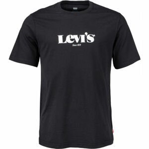 Levi's SS RELAXED FIT TEE Pánské tričko, Černá,Bílá, velikost L