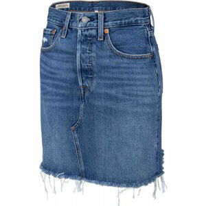 Levi's HR DECON ICONIC BF SKIRT CORE Dámská riflová sukně, tmavě modrá, velikost 26