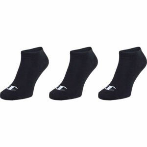 Champion NO SHOW SOCKS LEGACY X3 Unisexové ponožky, Černá,Bílá, velikost 35-38