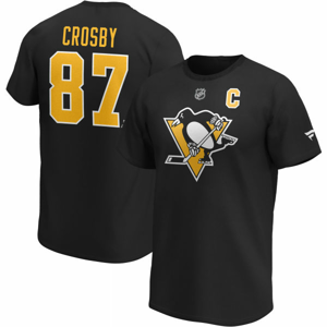 FANATICS ICONIC PITTSBURGH CROSBY  XXL - Pánské klubové triko