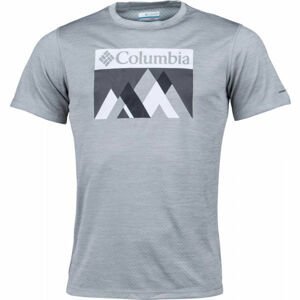 Columbia ZERO RULES SHORT Pánské triko, šedá, velikost M