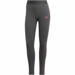 adidas 3-STRIPES LEGGINGS Dámské legíny, tmavě šedá, velikost