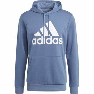 adidas BL FT HOODY Pánská mikina, Modrá,Bílá, velikost