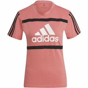 adidas CB TEE Dámské tričko, Růžová,Bílá, velikost