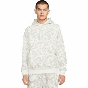 Nike SPORTSWEAR CLUB HOOODIE Pánská mikina, Bílá,Šedá, velikost L