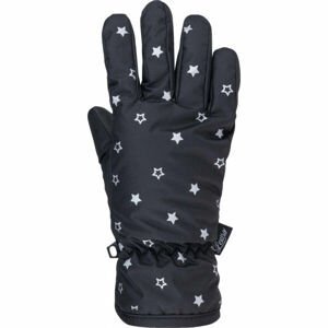 Lewro UNEA Dívčí rukavice, černá, velikost 8-11