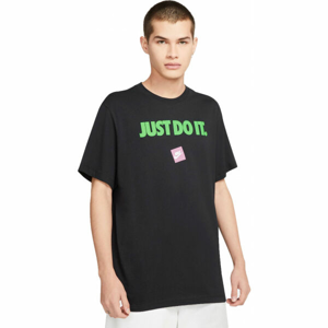 Nike SPORTSWEAR Pánské tričko, Černá,Zelená, velikost