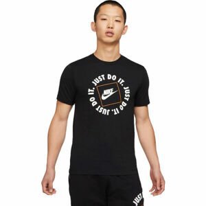 Nike SPORTSWEAR JDI Pánské tričko, Černá,Bílá, velikost