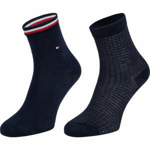 Tommy Hilfiger WOMEN SHORT SOCK 2P WAFFLE  39 - 42 - Dámské ponožky