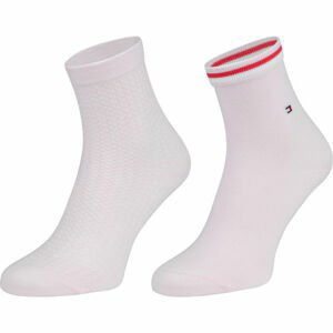 Tommy Hilfiger WOMEN SHORT SOCK 2P WAFFLE  39 - 42 - Dámské ponožky