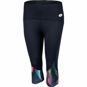 Lotto VABENE W IV LEGGING MID PRT 2 PL Dámské sportovní legíny, Černá,Mix,Bílá, velikost L