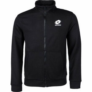 Lotto SMART PLUS FULL-ZIP TOP Pánská mikina, černá, veľkosť S