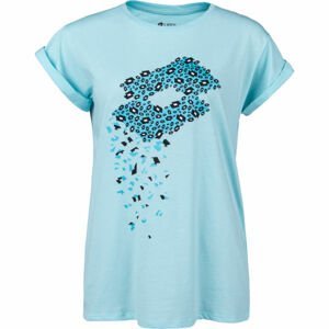 Lotto TEE ANIMALIER W JS Dámské tričko, Světle modrá,Mix, velikost