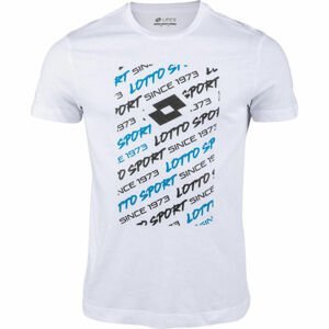 Lotto TEE SUPRA III JS Pánské tričko, bílá, velikost S