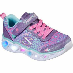 Skechers HEART LIGHTS SHIMMER SPOTS  30 - Dětská volnočasová obuv