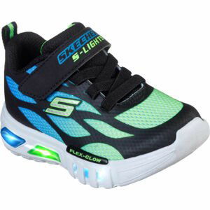 Skechers FLEX-GLOW DEZLOM Dětská volnočasová obuv, černá, velikost 24