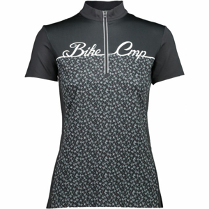 CMP WOMAN BIKE T-SHIRT Dámský cyklistický dres, tmavě šedá, veľkosť 46