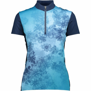 CMP WOMAN BIKE T-SHIRT Dámský cyklistický dres, modrá, velikost M