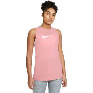 Nike NP TANK ESSNTL OPEN BCK GX W Dámské sportovní tílko, růžová, velikost S