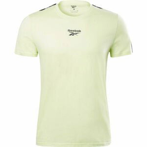 Reebok TRAINING RESSENTIALS TAPE TEE Pánské triko, světle zelená, velikost