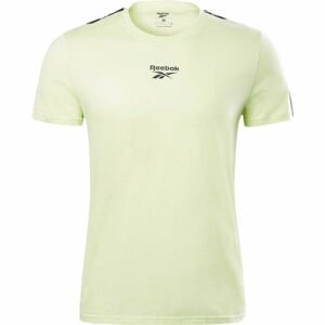 Reebok TRAINING RESSENTIALS TAPE TEE Pánské triko, světle zelená, velikost S