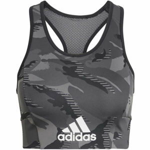 adidas CAMO BT Dámská podprsenka, Šedá,Černá,Bílá, velikost