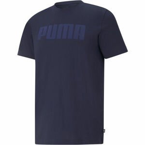 Puma MODERN BASIC TEE Pánské triko, tmavě modrá, velikost L