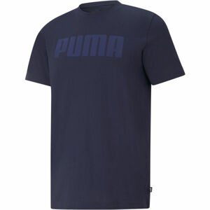 Puma MODERN BASIC TEE Pánské triko, Tmavě modrá, velikost