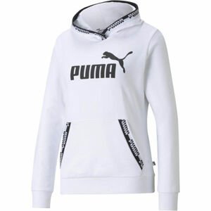 Puma AMPLIFIED HOODIE TR Dámská mikina, bílá, velikost L