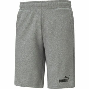 Puma ESS SHORTS 10 Pánské sportovní šortky, Šedá,Černá, velikost