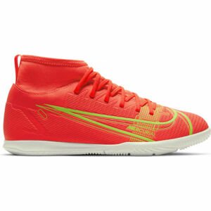 Nike JR MERCURIAL SUPERFLY 8 CLUB IC Dětské sálovky, červená, velikost 33