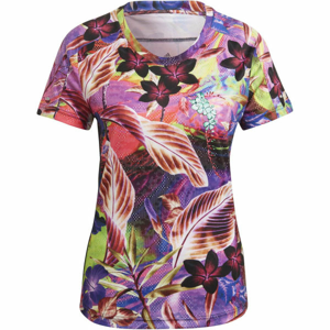 adidas FLORAL TEE  L - Dámské sportovní tričko