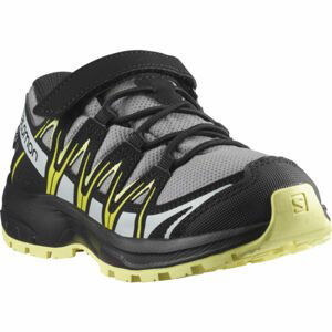 Salomon XA PRO 3D CSWP K Juniorská outdoorová obuv, šedá, velikost