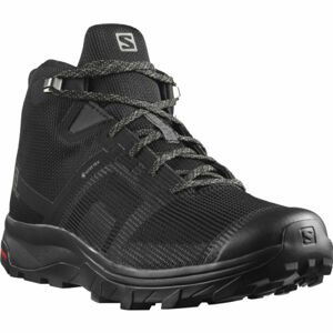 Salomon OUTLINE PRISM MID GTX Pánská treková obuv, černá, velikost 45 1/3