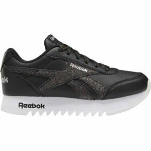 Reebok ROYAL CLJOG 2 PLATFORM Dětská volnočasová obuv, černá, velikost 36.5