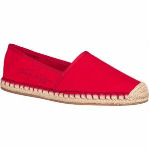 Tommy Hilfiger TH SIGNATURE ESPADRILLE Dámské espadrilky, červená, velikost 37