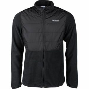 Columbia BASIN BUTTE FLEECE FULL ZIP Pánská hybridní bunda, černá, velikost L